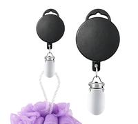 Porte-badge porte-badge - Porte-serviettes extensible antidérapant - Porte-badge durable - Pour l'intérieur, l'extérieur, camping-car, buanderie, salle de bain, bureau, école, infirmiers