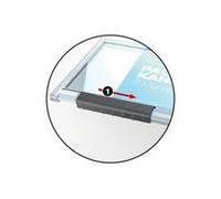 Porte-badge PUSHBOX TRIO, transparent