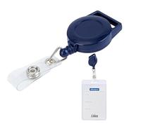 Porte-badge rétractable - Clip pour bobine de badge avec ID pour | Clip d'identification portable pour sac à dos, sac à main, porte-clés, poche, fournitures scolaires pour enseignants, études