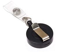 Porte-badge rétractable durable avec clip de ceinture pour porte-badge, porte-clés pour cartes de nom, porte-clés Durability
