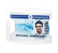 DURABLE Porte-badge rigide ReXycle® 54 x 85 mm – Boîte de 10