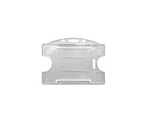 Porte-badge rigide translucide horizontal - Pack de 100