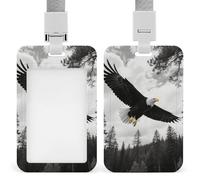 Porte-badge vertical robuste et étanche avec lanière détachable pour étiquette de nom - Cadeau pour infirmière, médecin, enseignant, bureau, femme et homme