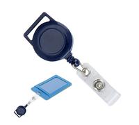 Porte-badges rétractables,Clip de bobine de badge d'identification pour infirmière - Bobine de badge nominatif pour hommes et femmes, fournitures de bureau pour infirmières, étudiants, travailleurs, e