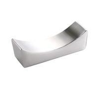 Porte-baguettes en acier inoxydable style chinois | Sans logo, 2 x 1,7 x 5,8 cm, support unique pour ustensiles de cuisine, cuillère, vaisselle