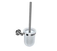 JACOB DELAFON Brosse WC Murale Ronde avec kit de Fixation Murale Inclus EO E77830-CP
