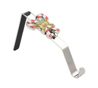 Porte-Bas Noël Fer Motif Flocon Renne pour arbre Structure L | Capacité de charge 10 kg Convient pour arbre couronne Design festif pour en émail argenté