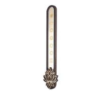 Porte-bâton Artisanal avec Plateau Receveur, décoration de Salle Essentielle, Porte-bâton d ' encens en Bois