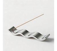 Porte-bâton d'encens en céramique argentée de luxe moderne, base d'aromathérapie créative d'intérieur, accessoire de décoration de table HP1036-5porcelaine
