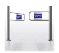 Porte battante Automatique, Porte à Sens Unique, Dispositif d'entrée et de Sortie, Porte à Demi-Tour Simple et Double, Porte d'entrée de sécurité pour écoles, magasins et hôpitaux (70 Pouces