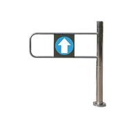 Porte battante d'entrée de supermarché, Porte unidirectionnelle en Acier Inoxydable, Porte à Fermeture Automatique pour bibliothèque, Magasin pittoresque, Porte unidirectionnelle (Droite)(100 × 97