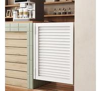 Porte Battante en Bois, Style Art Deco,Portes Moderne à Deux Battants pour Escalier Salle de Bain Chambre Balcon, Porte de Bar avec Charnières Blanc-W40×H70cm(Porte simple)