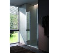 Porte battante Koralle en une pièce pour installation dans une niche myDay NPWA gauche 90 865-905x2000mm, VB02609020AP1, Cabines de douche: Cadre : Argent mat, Verre : ESG GlasPlus