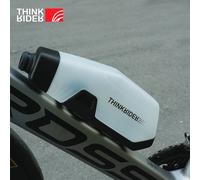 Porte-bidon aérodynamique ThinkRider, bouteille d'eau pour vélo de 650 ml, compatible avec les cadres de VTT et de vélo de route Transparent 650ML