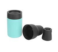 Porte-Bière Isolant avec Fond Antidérapant (GREEN) | Isolation sous vide, Acier inoxydable, Conception légère, Convient aux canettes de 12 oz, Ouvre-bouteille intégré