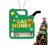 Porte-Billets de Noël - Pinces en Bois 2D, Porte-Monnaie de Noël en Bois | Clips de Rangement de Vacances 2D pour Emballage Cadeau, Anniversaire, fête, décoration d'arbre | Parfait pour Les