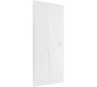 Porte blanche pour tableau électrique 4 rangées