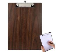 Porte-bloc A4 en bois, porte-bloc A4 avec pince pour notes quotidiennes, pour organiser les listes de reçus et tous les jours, convient pour une utilisation dans les écoles, les bureaux, les