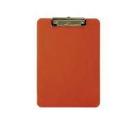 Porte-Bloc A4 Maulneon Plastique Avec Pince Arceau Orange Transparent