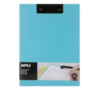APLI Porte-blocs 17206 Premium – avec rabat Bleu A4