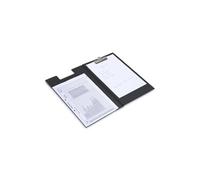 Pochette porte-bloc, A4, plastifié, PVC grainé, noir