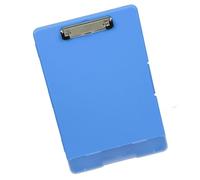 Porte-bloc de conférence avec clip 35,6 x 24,8 cm, tableau d'écriture portable intégré, étui de rangement de documents pour l'école, le bureau, boîte à documents étanche avec fente pour stylo