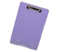 Porte-bloc de conférence avec clip 35,6 x 24,8 cm, tableau d'écriture portable intégré, étui de rangement de documents pour l'école, le bureau, boîte à documents étanche avec fente pour stylo
