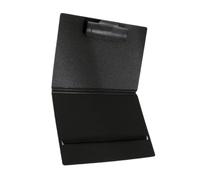 Porte-bloc de travail Sous-Main Repliable avec Porte-Stylo | Pochette à Pince avec Clip Métallique et Fermeture Élastique pour École, Classe, Travail, Réunion et Documents