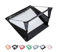 Porte-bloc Étanche A4 Paysage Paperdry, Noir, PVC Résistant avec Protection Froid, Couvercle Transparent et Rangement pour l’Extérieur