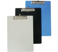 Porte-bloc MAUL 2340582 - Plastique avec pince métallique - Format A4 - Gris Gris