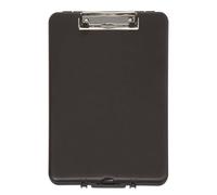 MAUL Porte-bloc 2349090 A4 avec compartiment, plastique résistant aux chocs – Noir