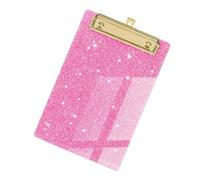 Porte-Bloc Pailleté Mini Planchette Acrylique Portable pour Reçus | Petit Porte-Bloc Pour Notes Pour Enseignants Étudiants Artistes Professionnels Bureau Domicile Ateliers Salle De Classe