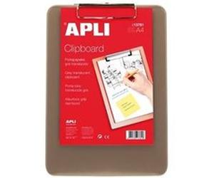 Porte Bloc Transparent Gris Apli G