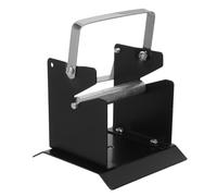 Porte-bobine de Soudure en Métal, Support pour Fer à Souder | Usage DIY et Atelier Électronique, Design Compact de Table, Pince Ergonomique, Entretien Facile