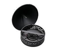 Porte-Bobine d'encens,Boîte diffuseur rétro en Fer - Boîte à Encens en,pour décoration intérieure, Camping, Salon, Cuisine, méditation, pêche, Jardin