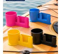 Porte-boisson et porte-téléphone pour planche de surf/kayak, support de tasse et de téléphone, porte-boisson antidérapant, accessoires pour planche à pagaie bleu,Rose - Article promotionnel,rose,noir,