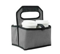 Porte-boisson isotherme pliable avec poignée, pour les trajets quotidiens, les activités de plein air, les fêtes, les jardins, la randonnée, le camping, sac à boissons portable