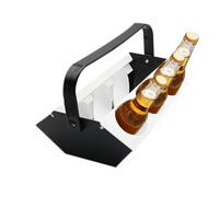 Porte-boisson portable | Transport de bière avec compartiment à glace | 6 fentes de rangement pour boissons | pour l'extérieur, fête, voyage, camping, pique-nique, pêche, randonnée, sport, sortie
