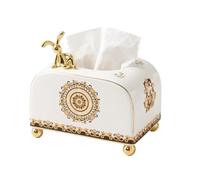 Porte-boîte de mouchoirs Light Luxury Creative Ceramic Tissue Box for Home Decor Esthétique de Bureau
