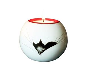 Porte-Bougie Boule Chats par Dubout