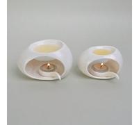 Porte-bougie en forme d'œuf, support de bougie en céramique avec set de poignées, décoration d'intérieur, brûle-encens créatif, diffuseur d'huiles essentielles plateau unique,Grand oeuf + plateau,Form