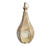 Porte-Bougies Lanterne Ajourée Pièce Maîtresse pour Intérieur | Support À Bougies En Métal Pour Noël Fêtes Mariage Réception Intérieur Extérieur Terrasse Porche
