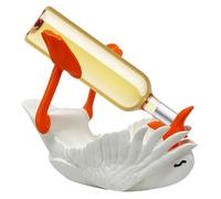 Porte-Bouteille Animal | Oie Décorative De Table Imprimée en 3D | Support pour Vin Pétillant | pour Barmans Passionnés Collectionneurs Animateurs Propriétaires Soirées Cuisine Maison Restaurant