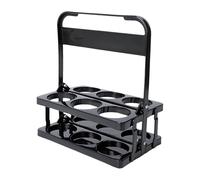 Porte-bouteille de bière - support boisson pliable, porte-trèmes portable à 6 trous | Organisateur transport boissons, plate-forme rangement pour restauration Camping Picnic BBQ Jardin Outdoor Event l
