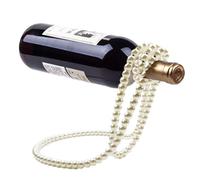 Porte-bouteille de vin, Colliers de perles Décoration de bureau avec support à vin, Casier à vin unique décoratif moderne et créatif à équilibrage automatique, pour la cuisine, l'exposition de Teksome