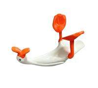 Porte-bouteille de vin en forme d'oie blanche imprimée en 3D - Anti-basculement - Figurine décorative amusante - Figurine décorative multi-usages pour armoires à vin, tables de salle à manger
