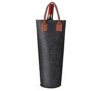 Porte-bouteille de vin - Support en feutre pour voyage, doublure isolante régulant la température, appareil de refroidissement et de protection fiable, accessoire de boisson léger, idéal pour les