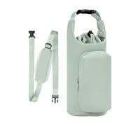 Porte-bouteille d'eau avec sangle - Cordon de serrage réglable avec poche - Pour sac à dos, bagages, gym, sport, randonnée, plein air, plage, bureau, école, voiture, croisière quotidienne