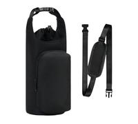 Porte-bouteille d'eau avec sangle | Cordon de serrage réglable avec poche, sac à main pour bouteille d'eau | Pour gym, sport, randonnée, voyage, plein air, plage, bureau, école, voiture, croisière