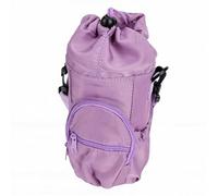 Porte-Bouteille d'eau isolé avec Précision, Sangle Réglable Portable pour Le Travail en Plein Air, Le Camping, la Plage, Tissu Oxford 32oz 40oz, Argent
